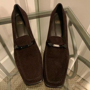 Ferragamo Brown Suede Loafers Buckle NWT Size 9N